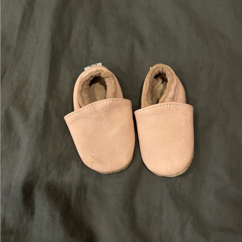 Soft Pink Baby Walker Shoes